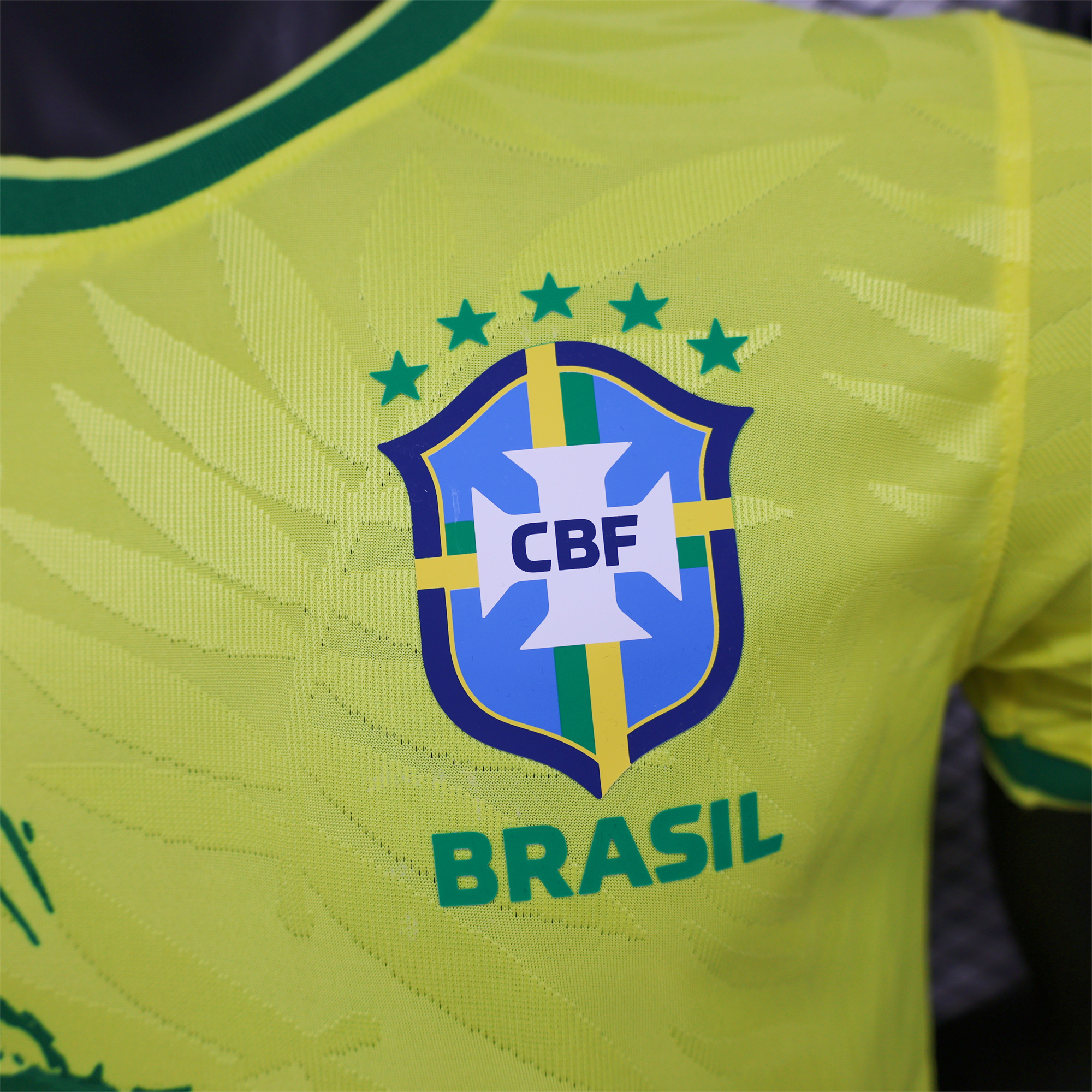 GlobeJersey-Brazil 2024 Yellow Dove Special Edition Jersey - Player Version