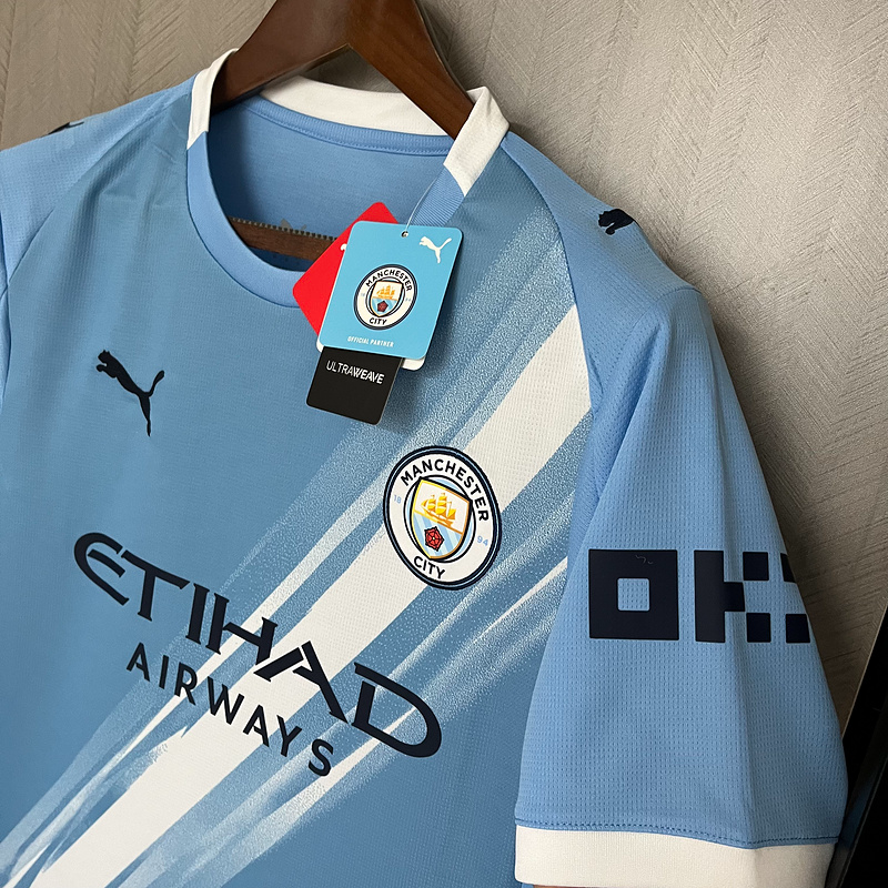 2025/2026 Manchester City Home Football Shirt 1:1 Thai Quality:football jersey mysite: unitedjerseyfootball 邓江浪:football