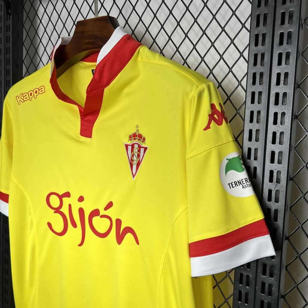 Higojerseys-Retro Sporting de Gijon 2015-16 Third Jersey