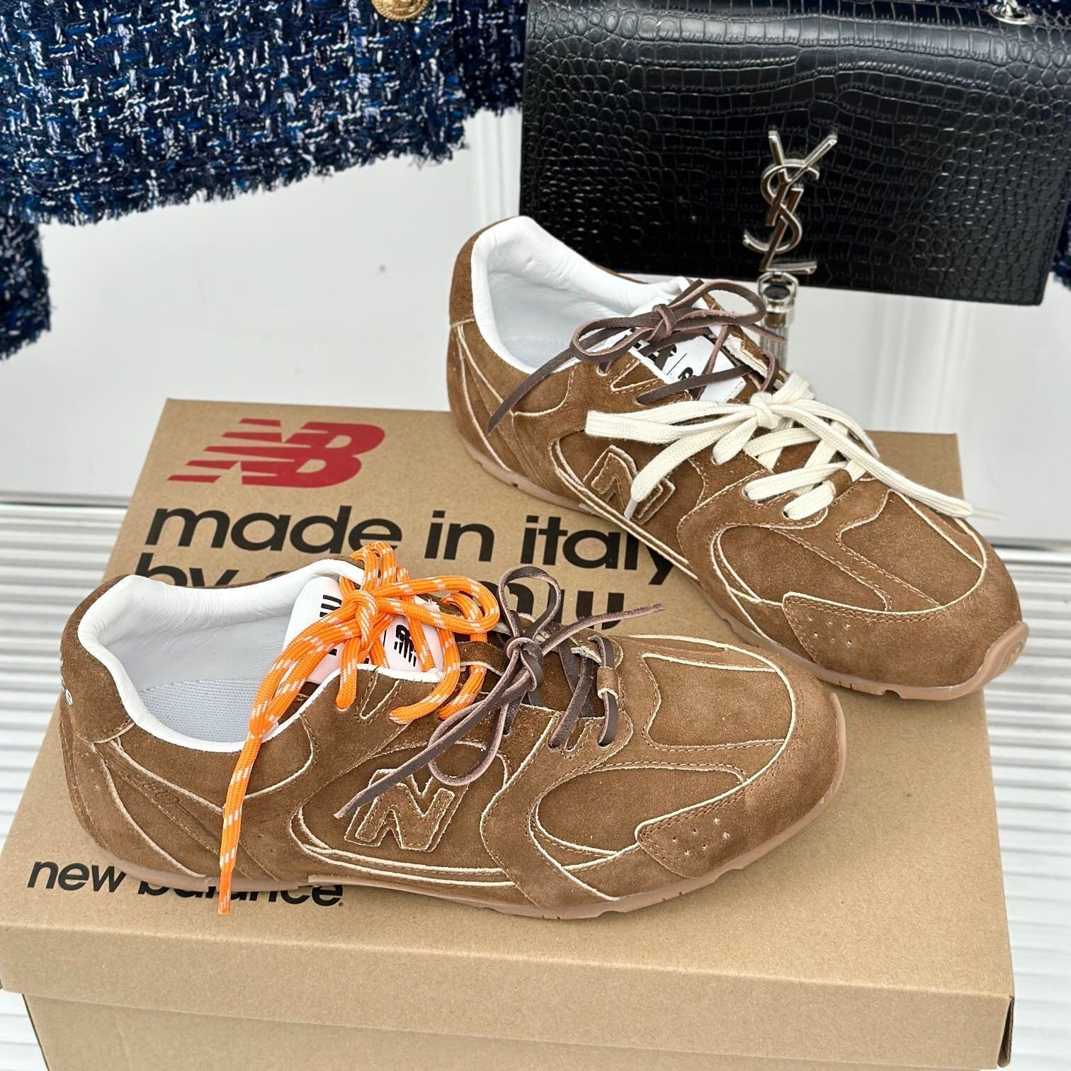 MIUMIU x NB BROWN Sneakers 530 SUEDE、mysite、Cacoeks