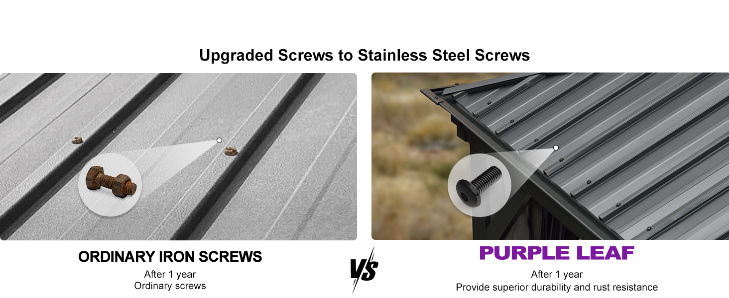 Stainless steel screwsPowder-coated finish sturdy aluminum frame designed for sturdy installation