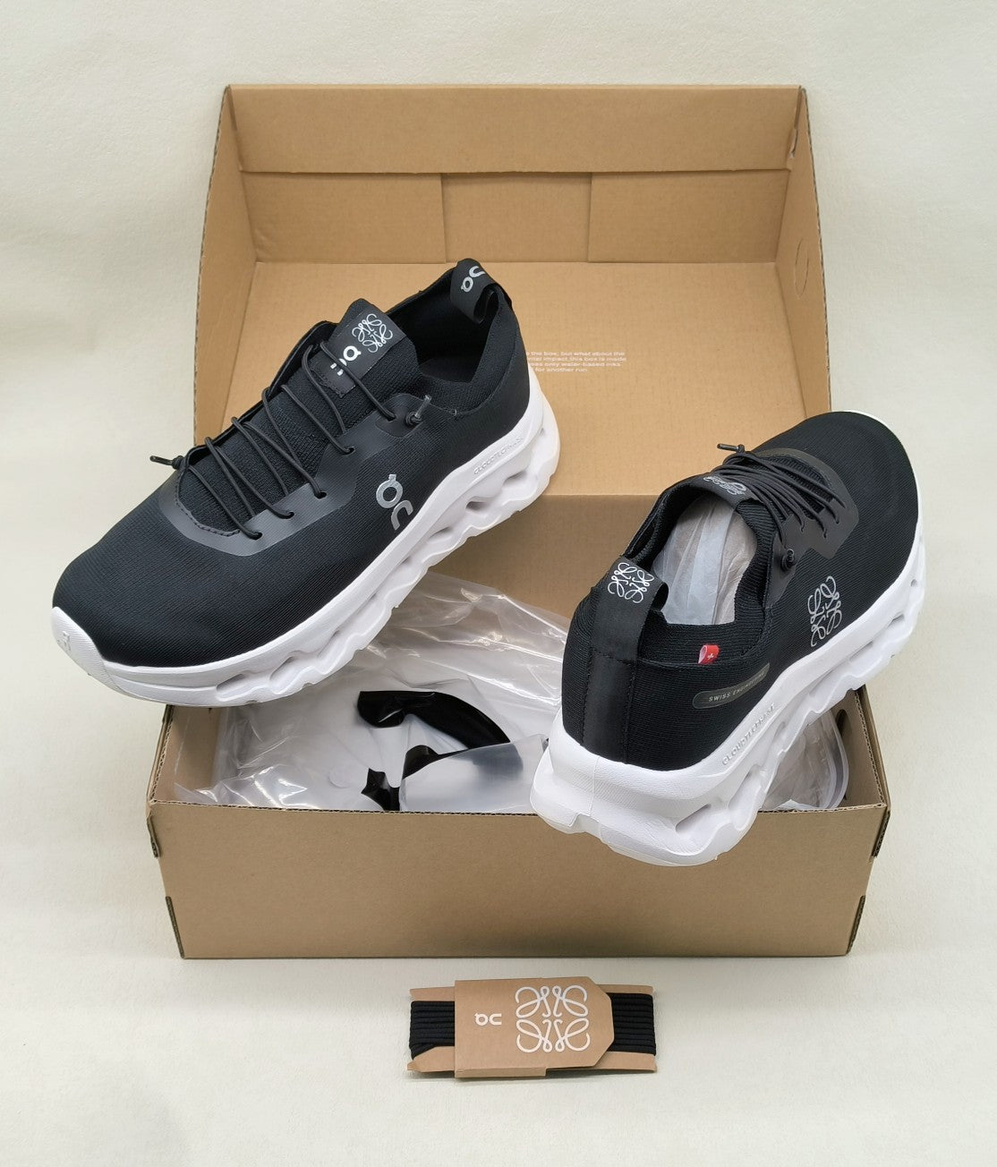 LW CLOUDTILT SNEAKER BLACK-WHITE POLYESTER、mysite、Cacoeks