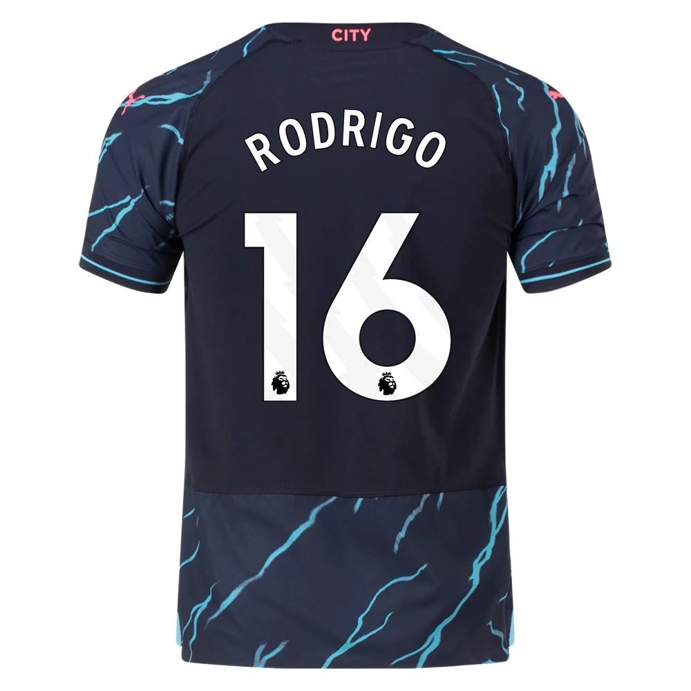 23/24 Manchester City #16 Rodrigo Third Jersey-mysite Custom Football Kit- Nextkits