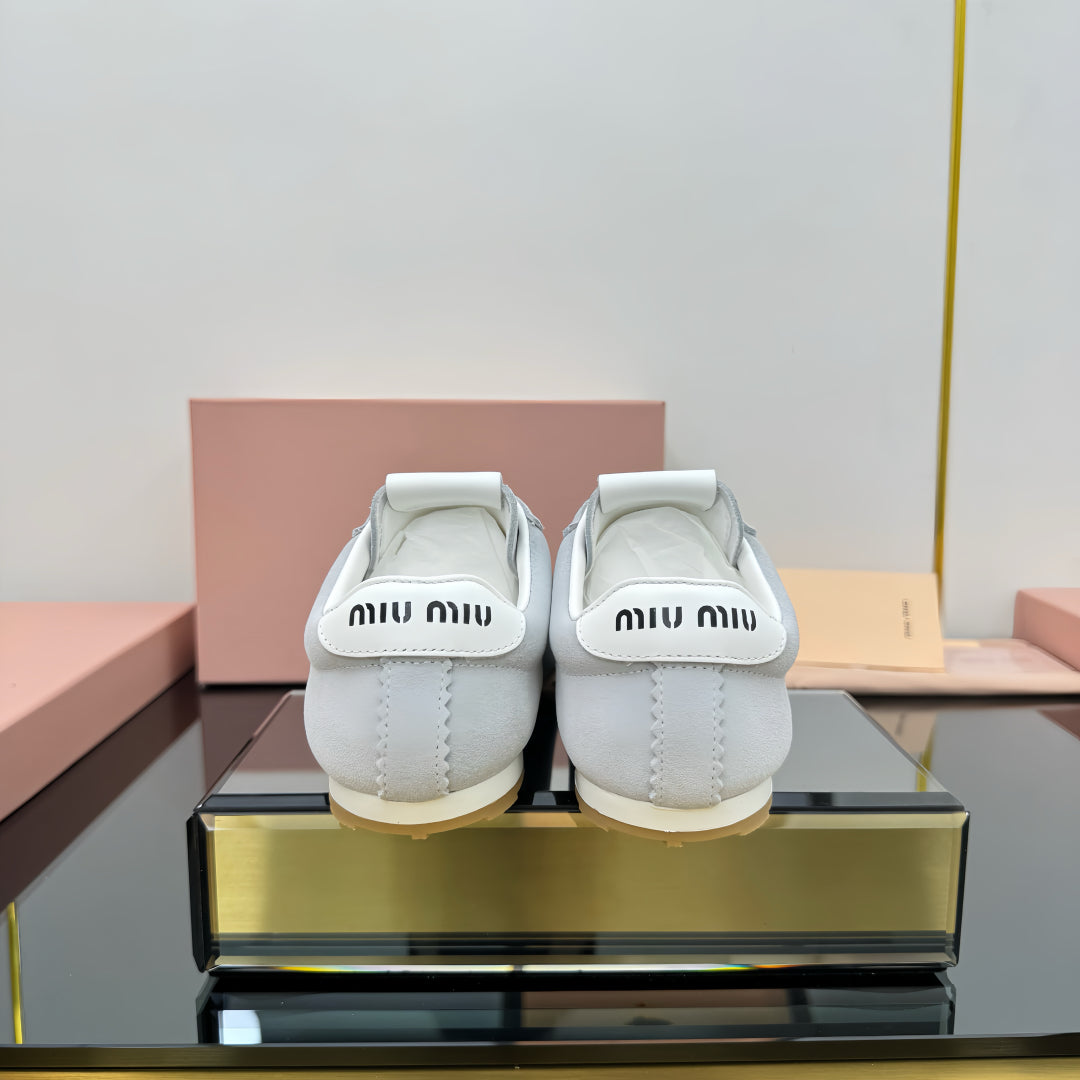 PLUME NAPPA SNEAKERS IN LIGHT GREY CALFSKIN、mysite、Cacoeks