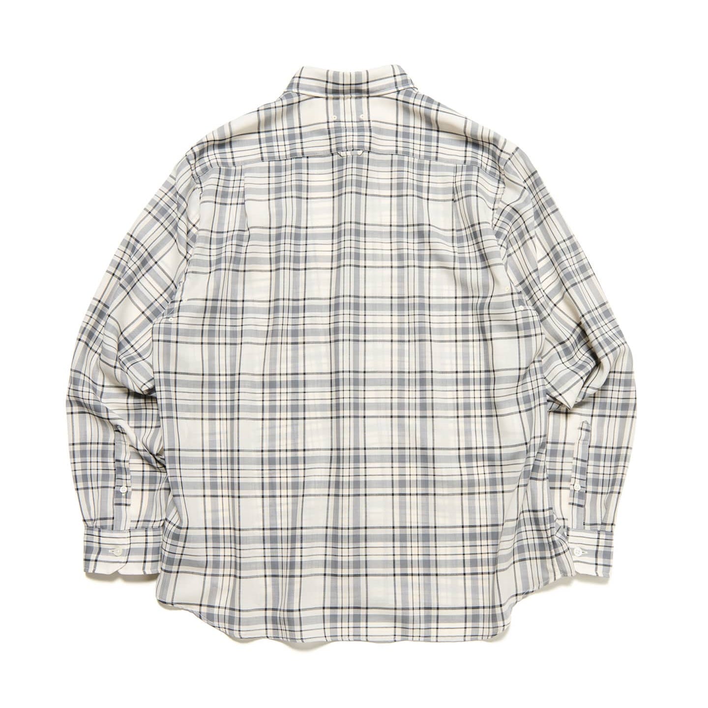 SOPHNET. 25S/S SUMMER WOOL CHECK SHIRT  SOPH-250019 