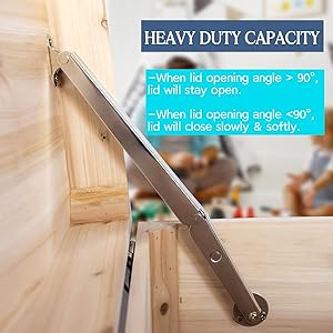 slow close hinges chest lid support hinges bench hinges