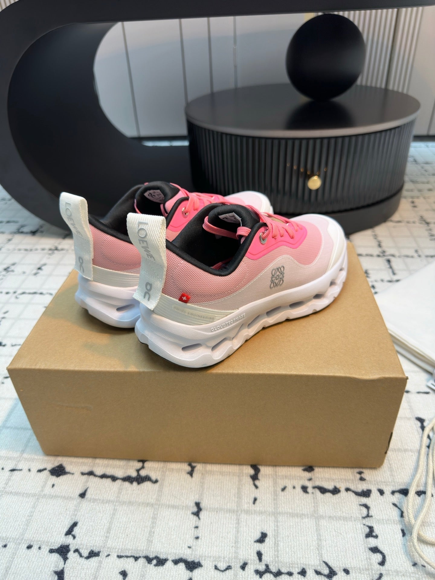 LW CLOUDTILT 2.0 SNEAKER PINK AND WHITE POLYESTER、mysite、Cacoeks