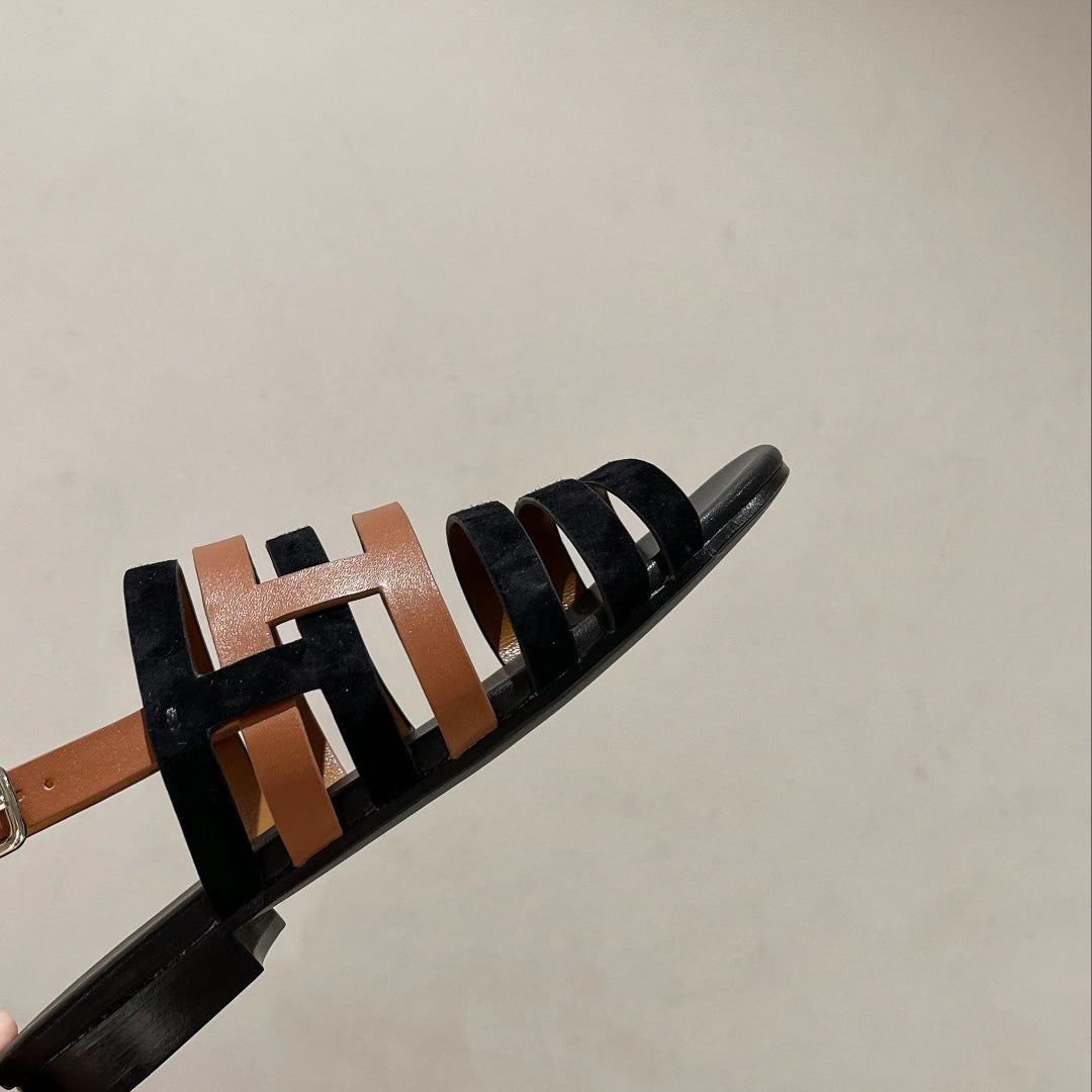 EPHESE SANDAL BLACK CALFSKIN、mysite、Cacoeks