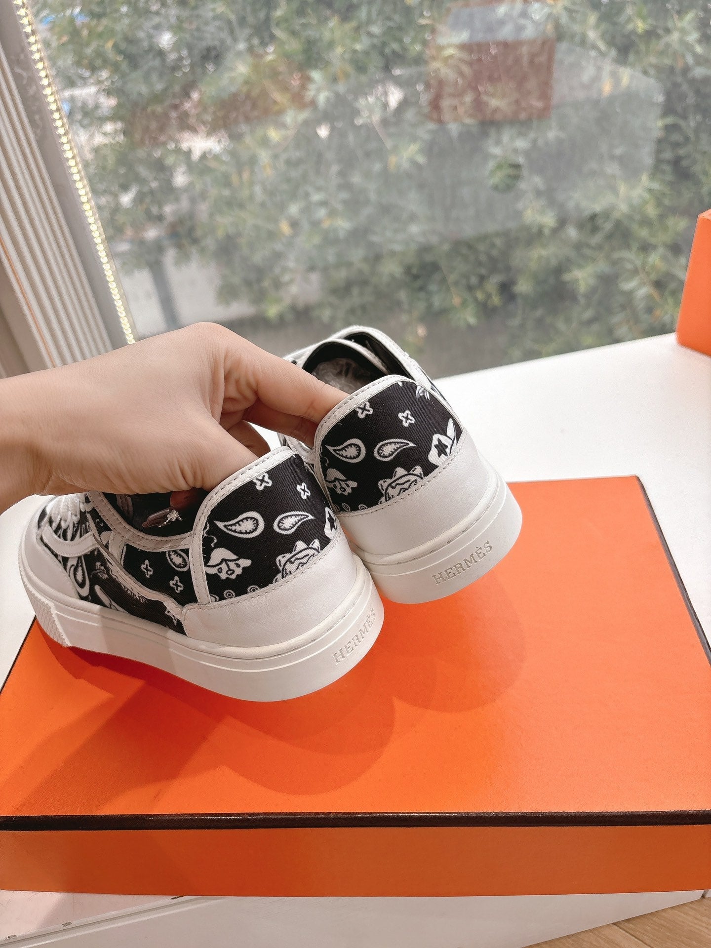 GET SNEAKER IN BLACK MIX WHITE MAXI CANVAS AND CALFSKIN、mysite、Cacoeks