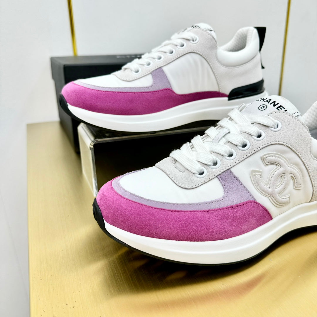 CLASSIC TRAINER IN GREY MIX BRIGHT PINK MERCERIZED VELVET、mysite、Cacoeks