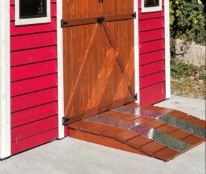 Sunshed 8x12 Wood Shed Ramp Option