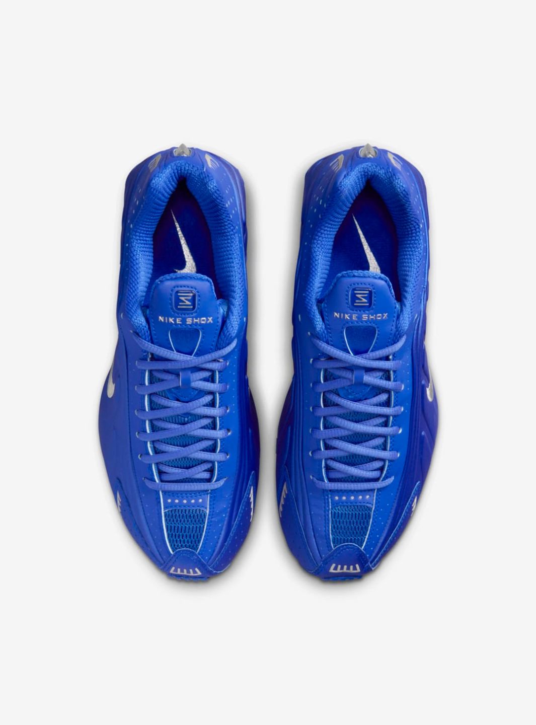 Nike Shox R4 Racer Blue Metallic Silver、NIKE、Cacoeks