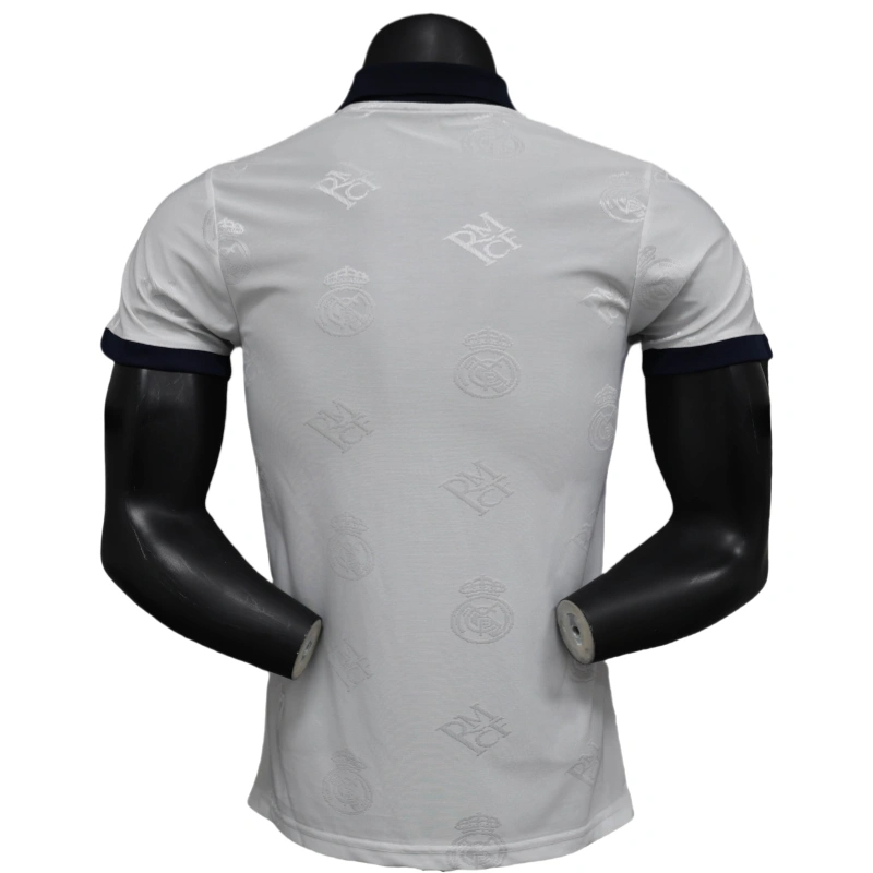25-26 Real Madrid Polo Shirt White soccer jersey-Player Version: Ajax 24-25 Home Stadium Jersey - Fans Version mysite: Adidas luxuryfootballshirts.com: https://www.luxuryfootballshirts.com/