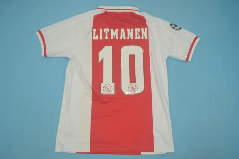 98-99 Ajax Home soccer jersey-Retro version: Ajax 24-25 Home Stadium Jersey - Fans Version mysite: Adidas luxuryfootballshirts.com: https://www.luxuryfootballshirts.com/