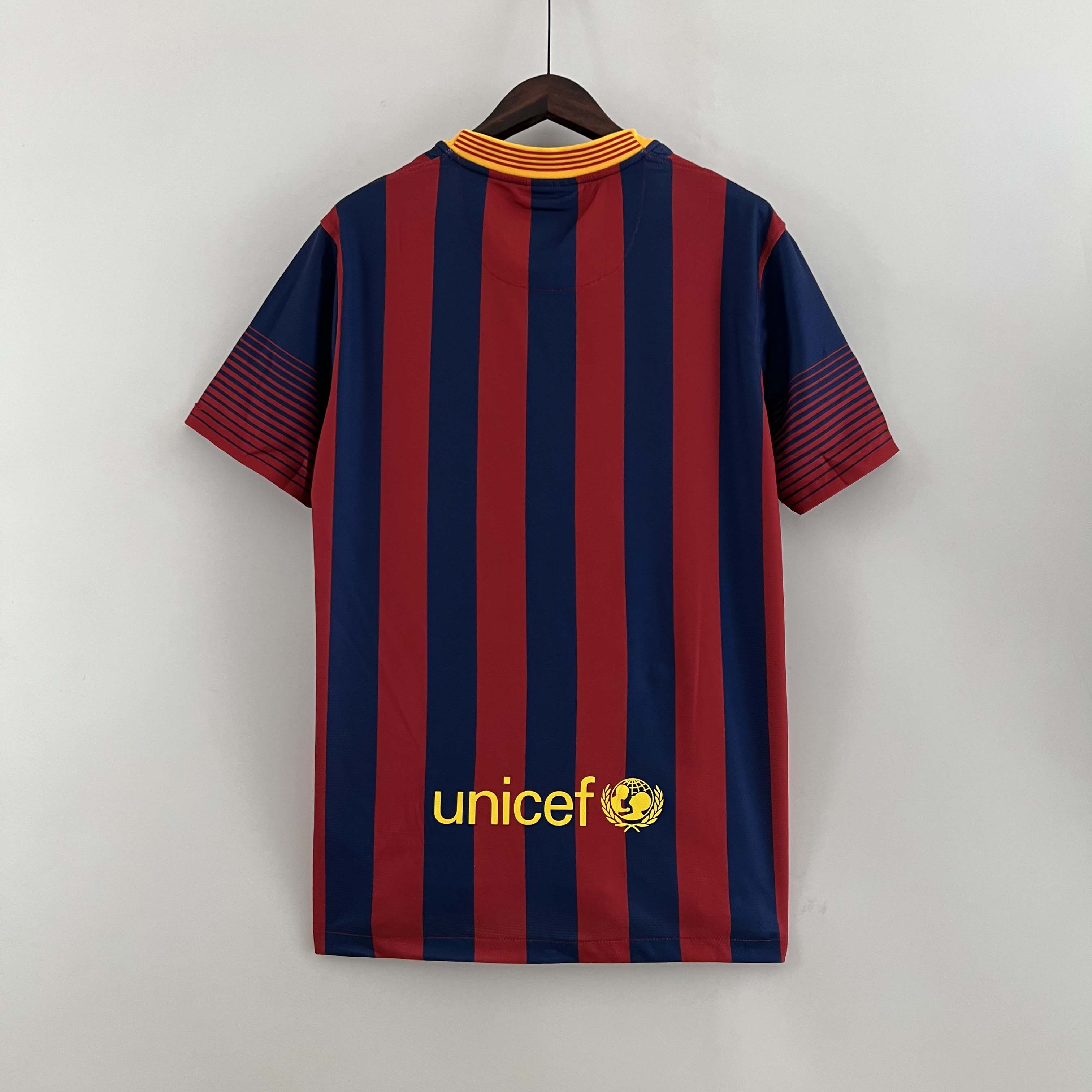 2013/2014 Retro Barcelona Home Football Shirt 1:1 Thai Quality:football jersey mysite: unitedjerseyfootball 邓江浪:football