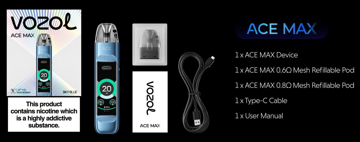 Vozol Ace Max Vape Kit | What