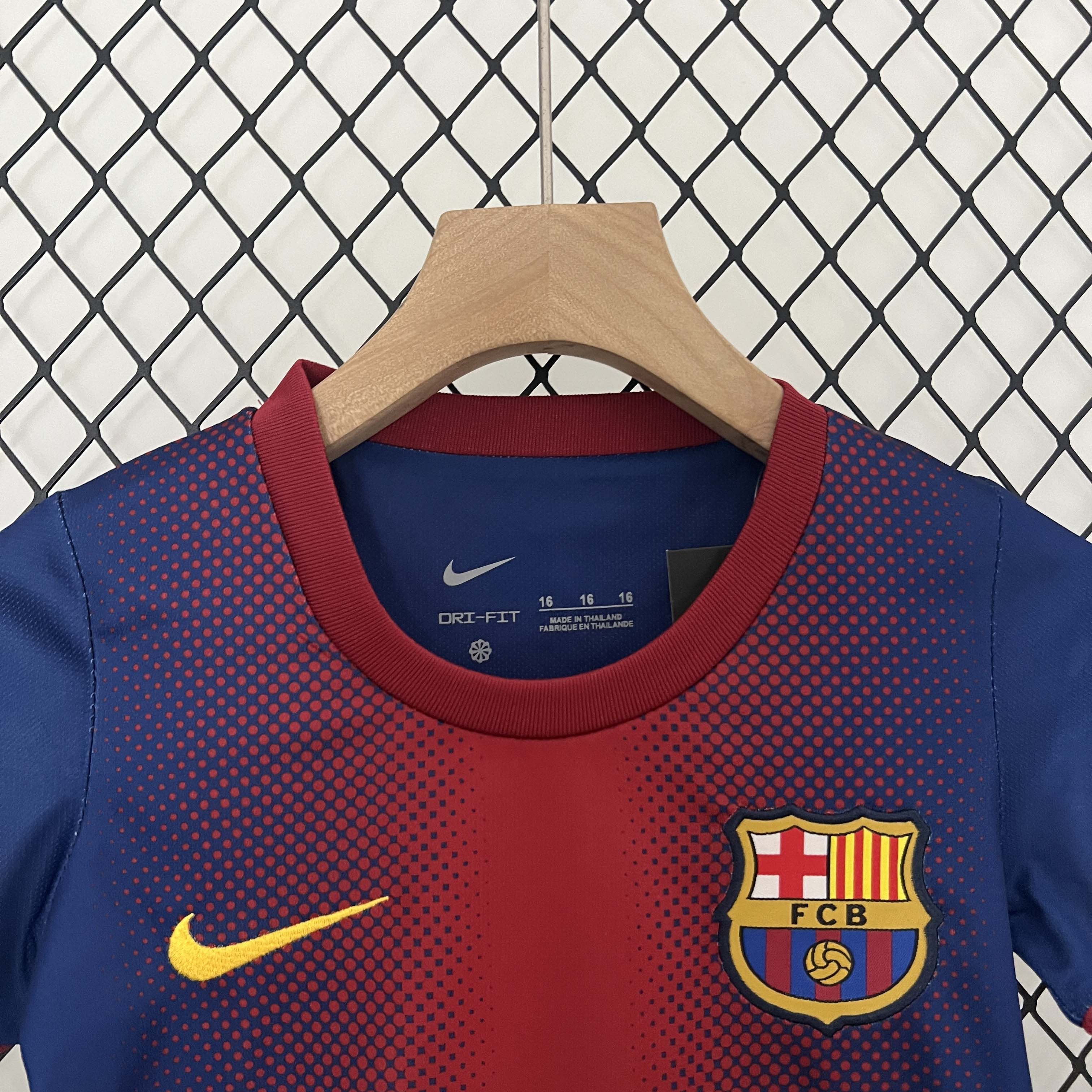 2012/2013 Retro Barcelona Home Football Shirt 1:1 Thai Quality Kids Size:football jersey mysite: unitedjerseyfootball 邓江浪:football