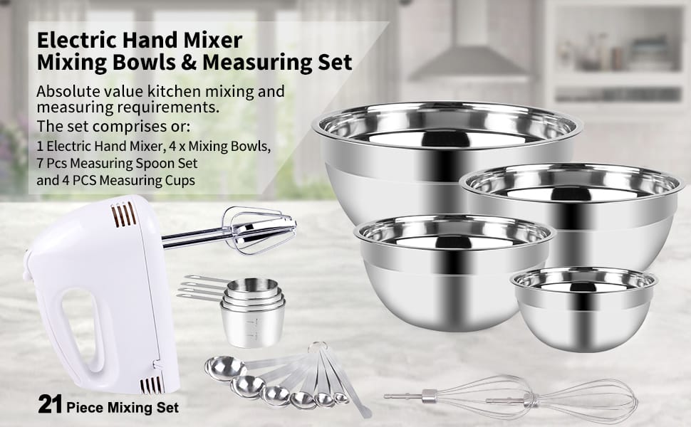 hanheld mixer electric hand mixers stainless steel mixing bowls kitchen bowls cake mixer