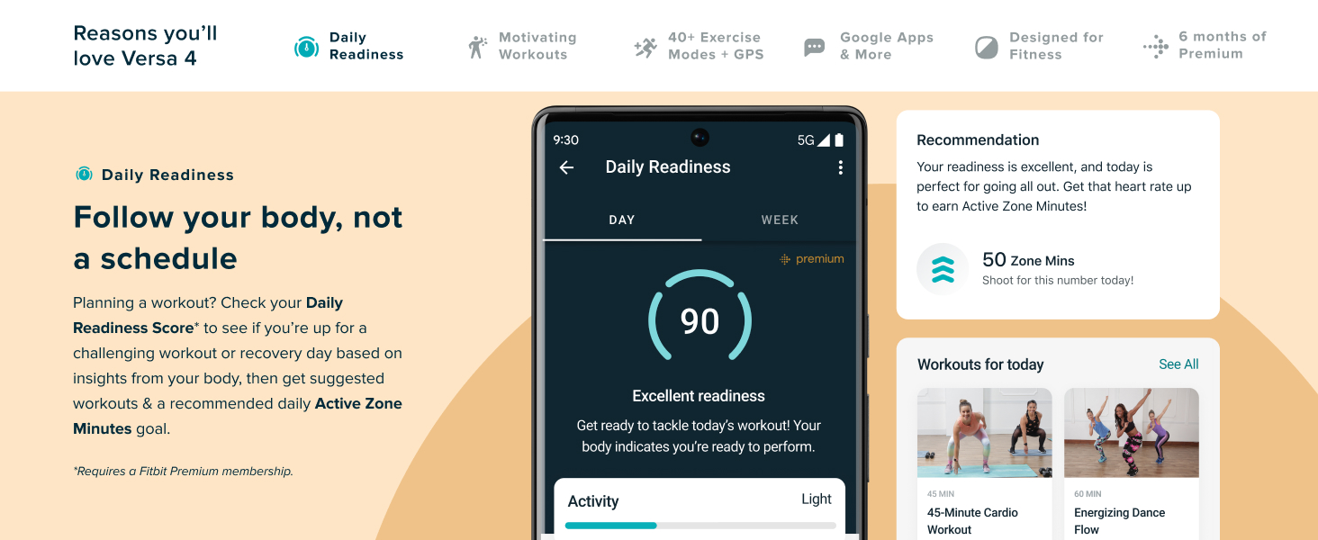daily readiness: follow your body, not a schedule