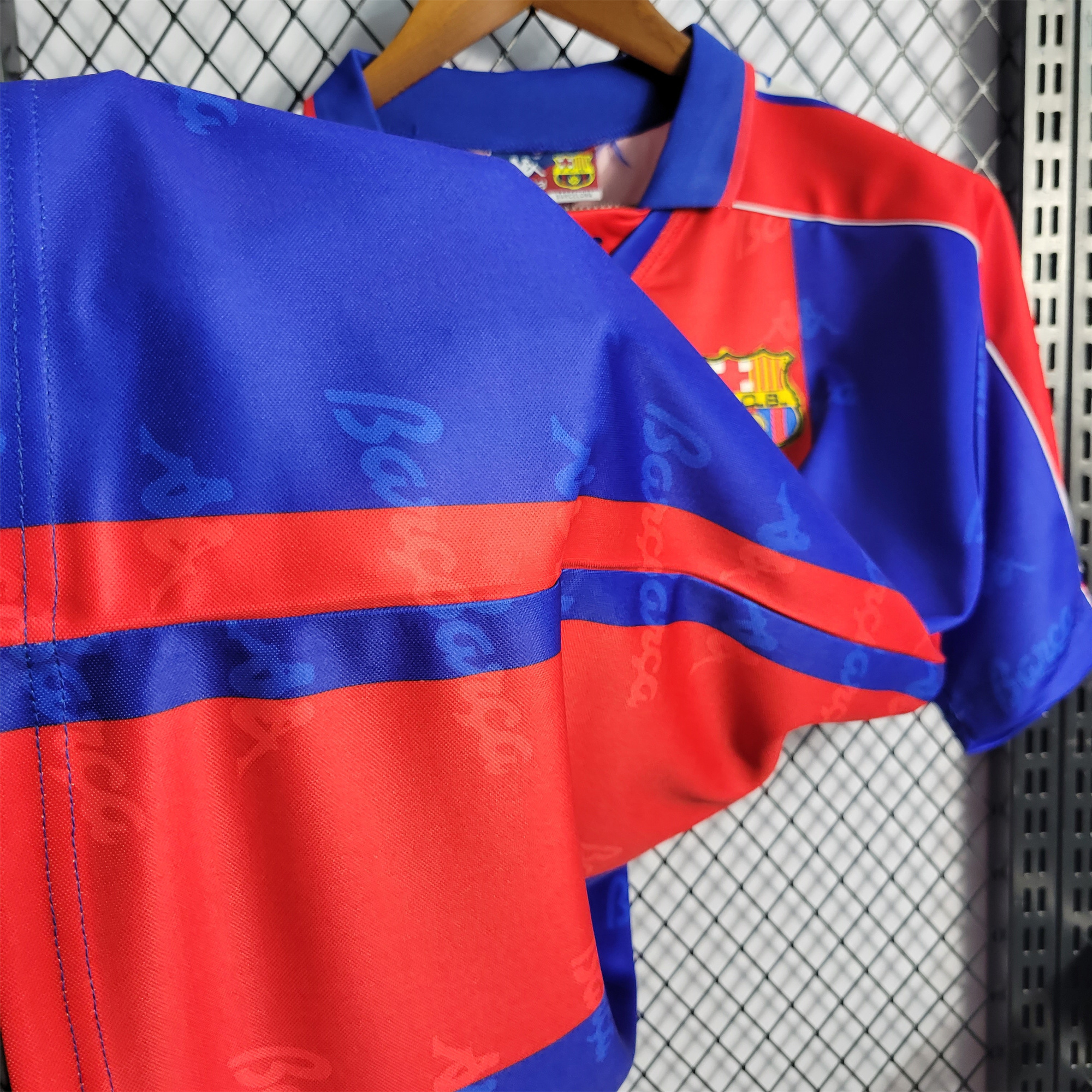 Higojerseys-Retro Barcelona 92-95 Home Stadium Jersey