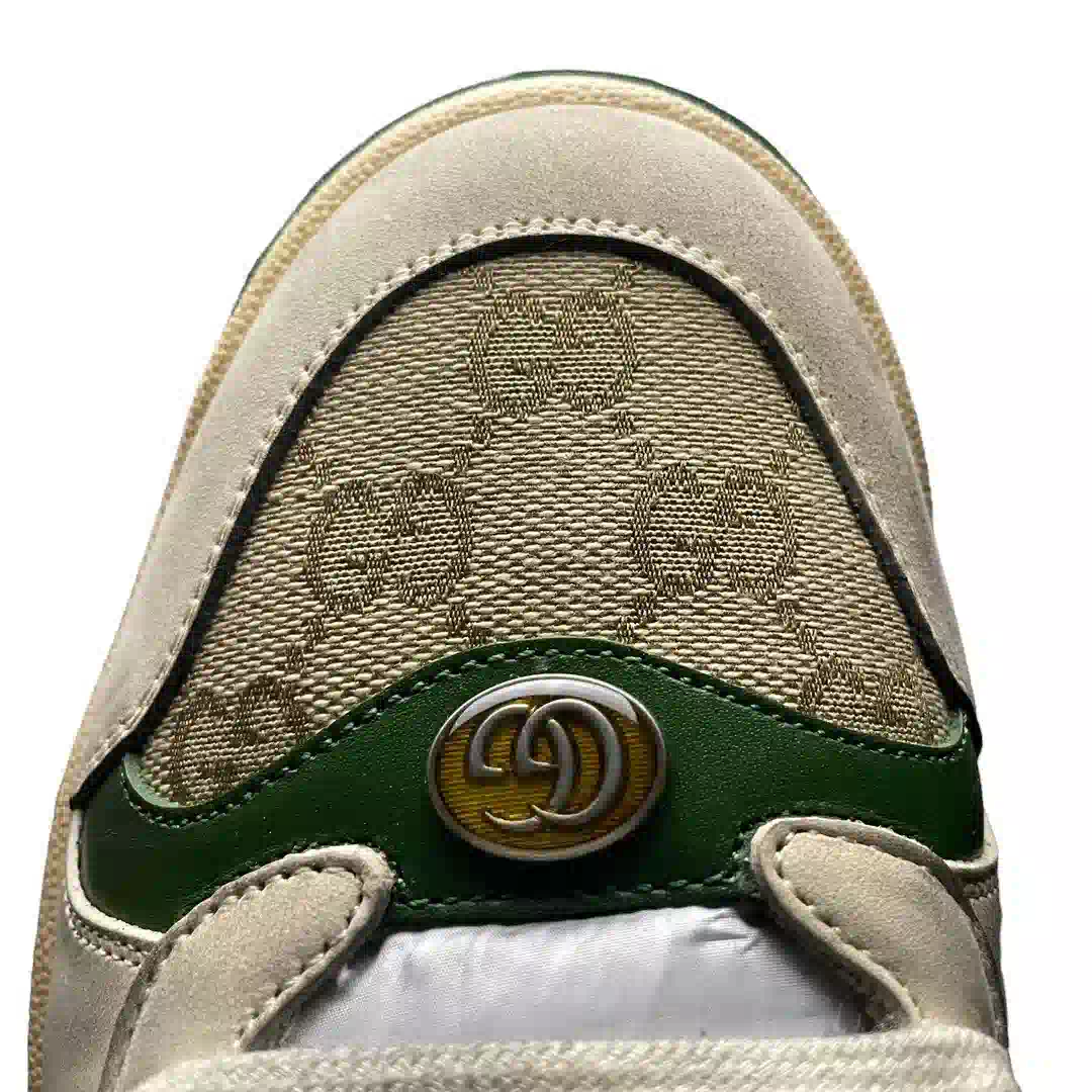 Gucci Screener GG Sneaker Beige Green、mysite、Cacoeks