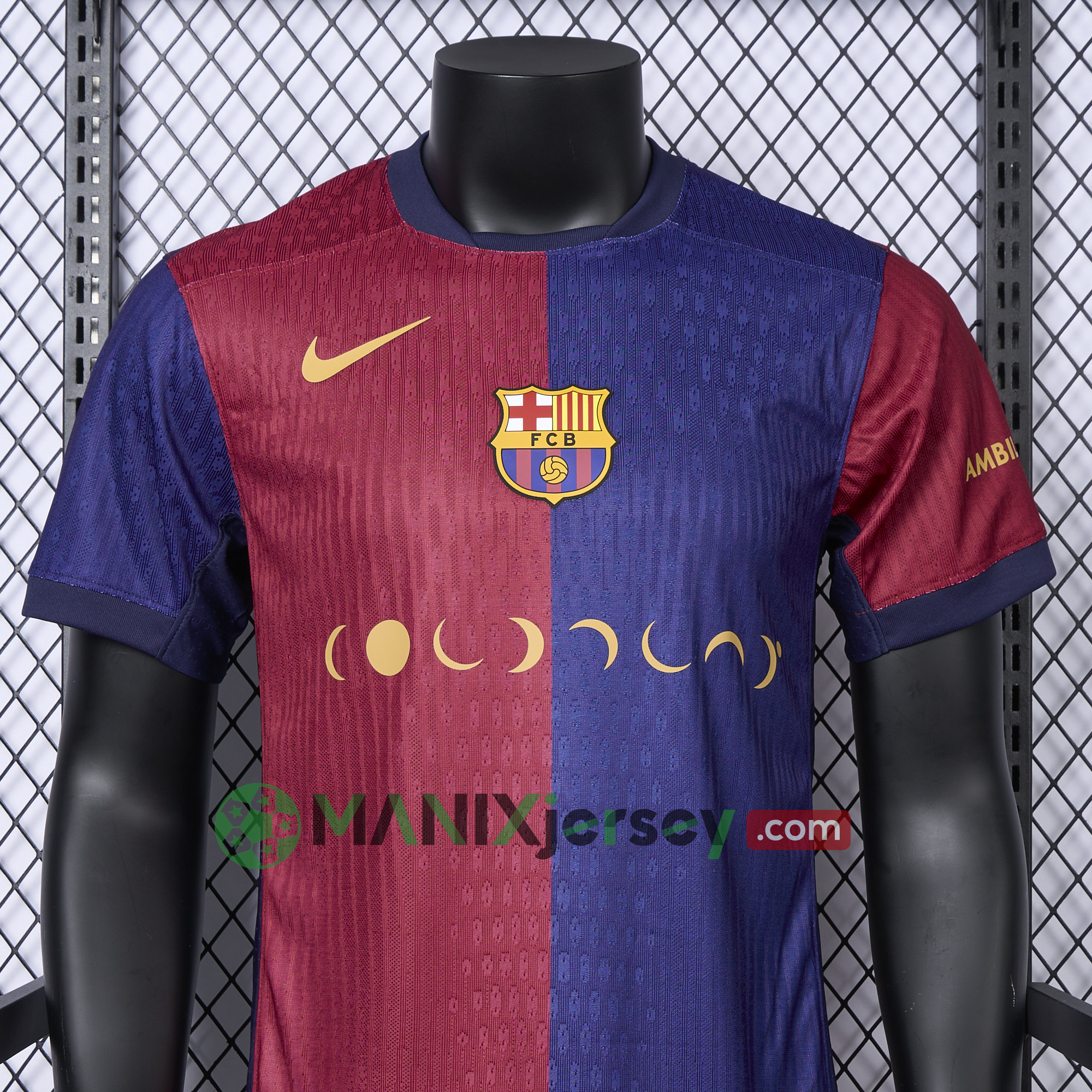 ManixJersey.com | Barcelona X CP 24-25 Home New Co-Branded Jersey - Player Version -Customize Name, Number and Patch | Worldwide Shipping