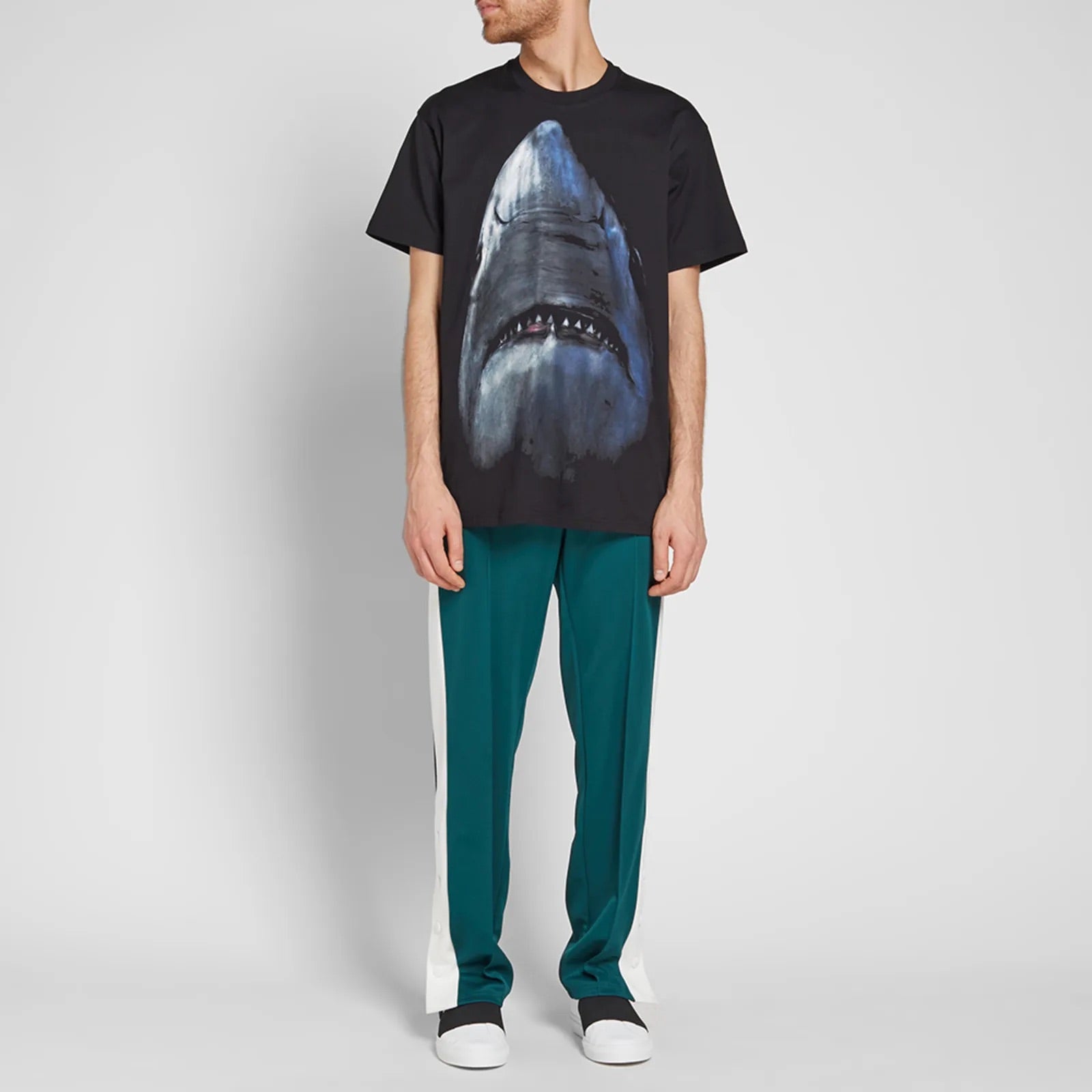 Givenchy Shark Printed T-Shirt Black Oversized Fit、mysite、Cacoeks