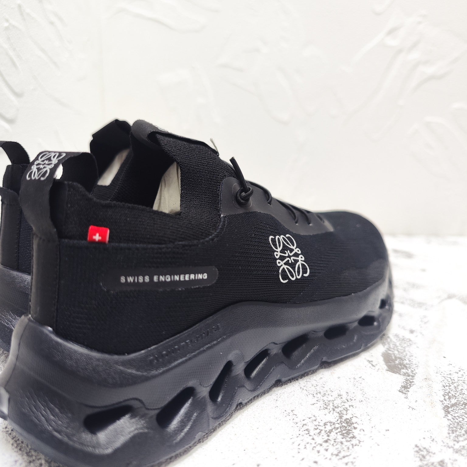 CLOUDTILT SNEAKER IN BLACK RECYCLED POLYESTER、mysite、Cacoeks