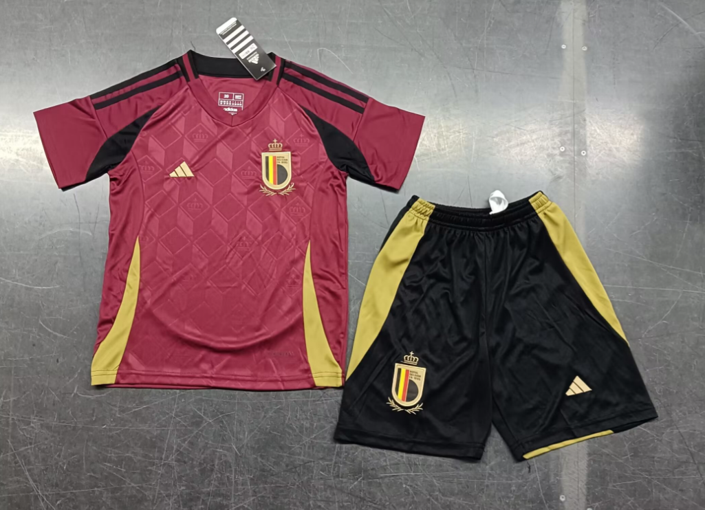 24/25 Belgium Munich Home Football Shirt Kids Size Suit-mysite Custom Football Kit- Nextkits