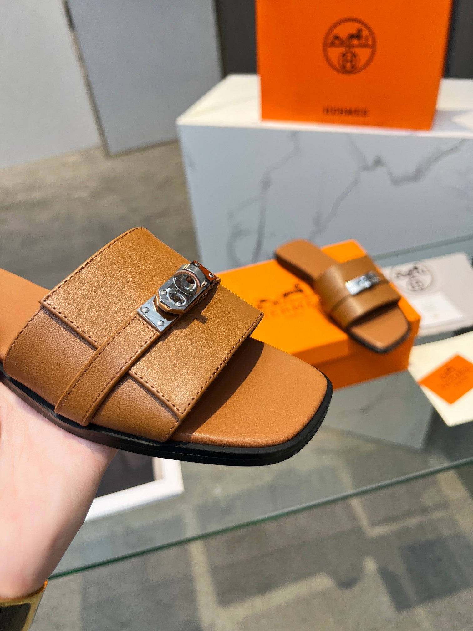 Giulia Sandal Tan Calfskin、mysite、Cacoeks