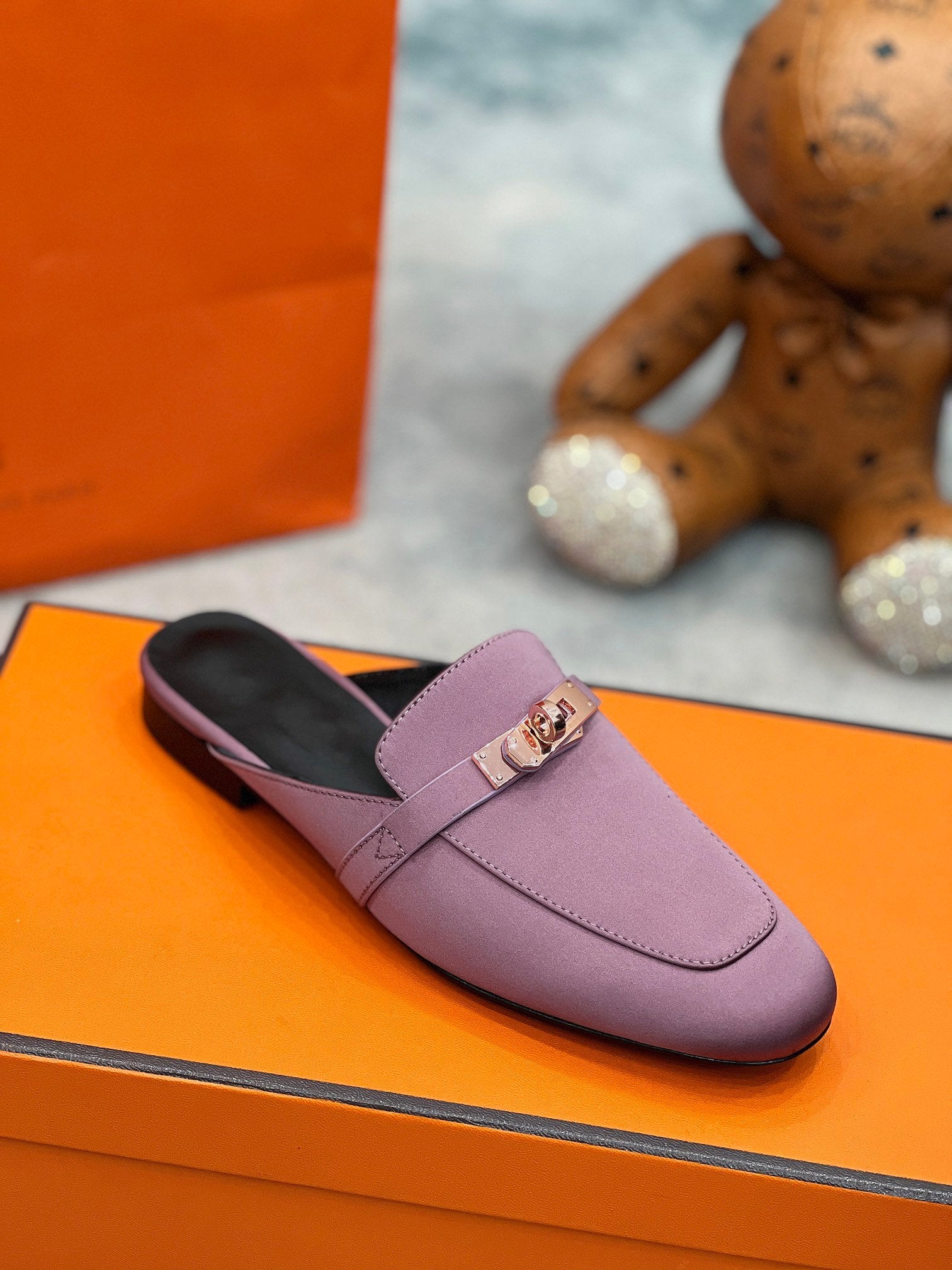 0Z Mule Purple Silk Thick Cloth/Sheepskin、mysite、Cacoeks
