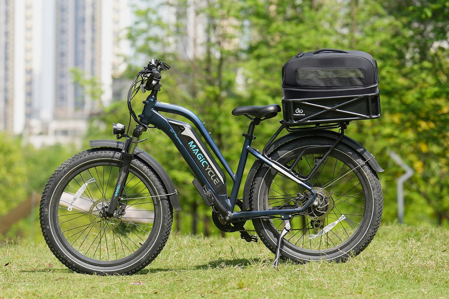 Magicycle Ebike Large Rear Rack Basket、mySite、bearsvspackers