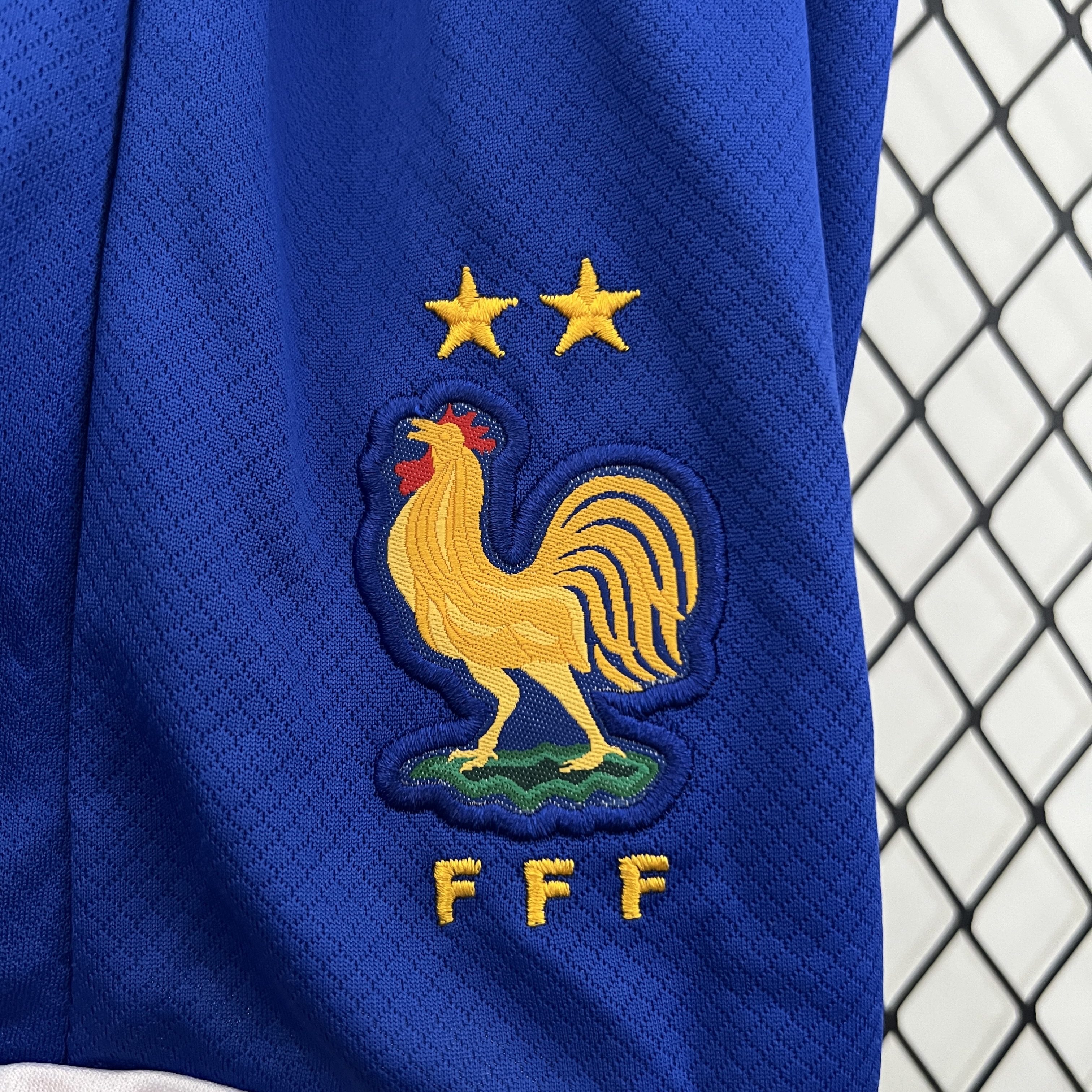 ManixJersey.com | France 2024 Away Stadium Kids Kit -Customize Name, Number and Patch | Worldwide Shipping