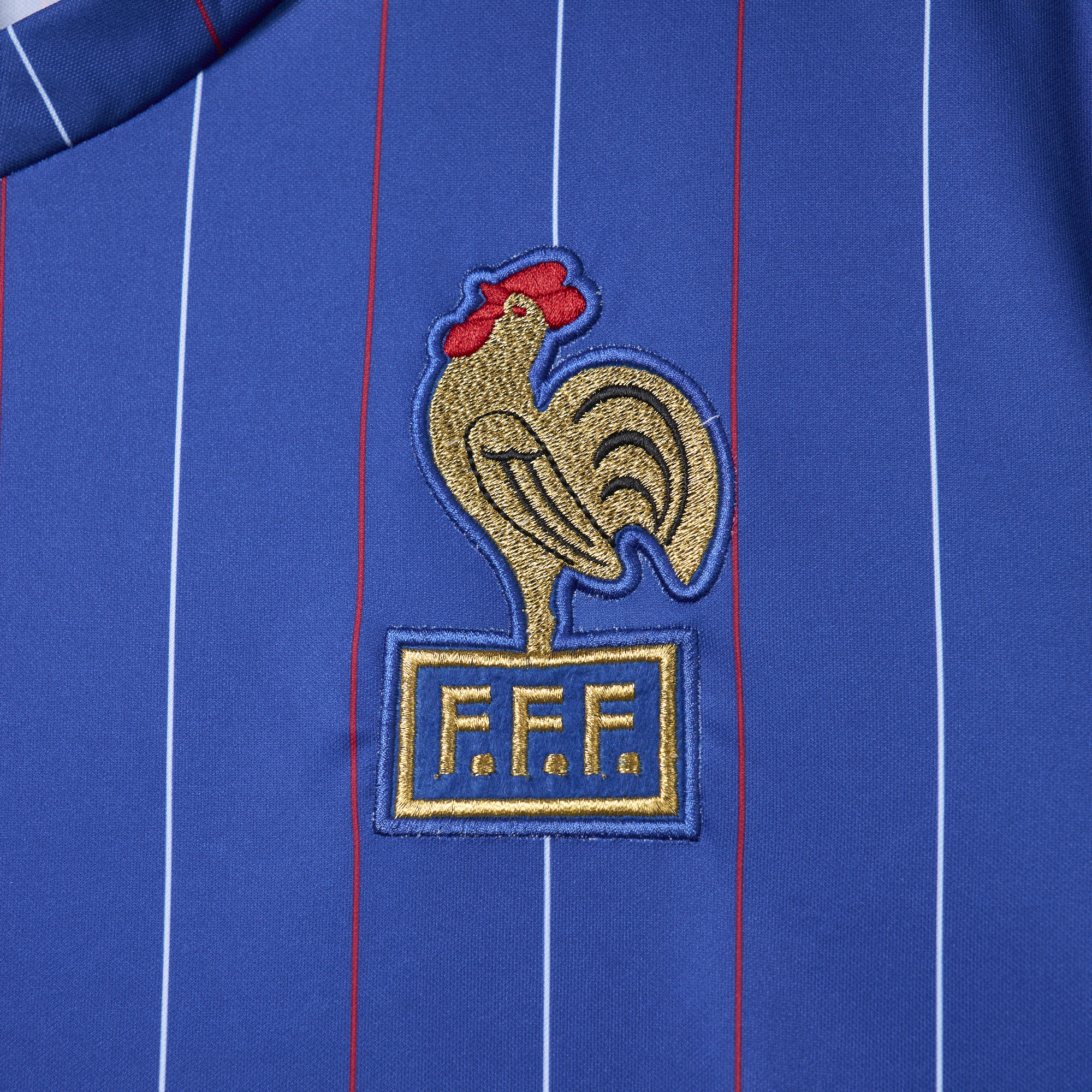 Higojerseys-Retro France 1982 Home Stadium Jersey