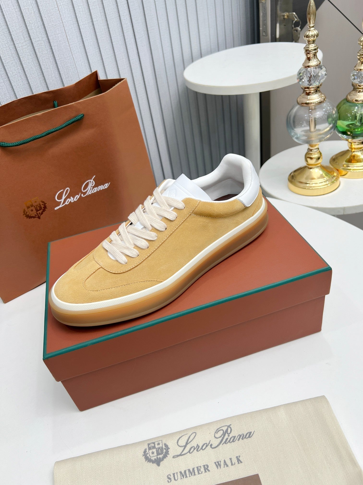 LP TENNIS WALK SNEAKERS TAWNY SUEDE、mysite、Cacoeks