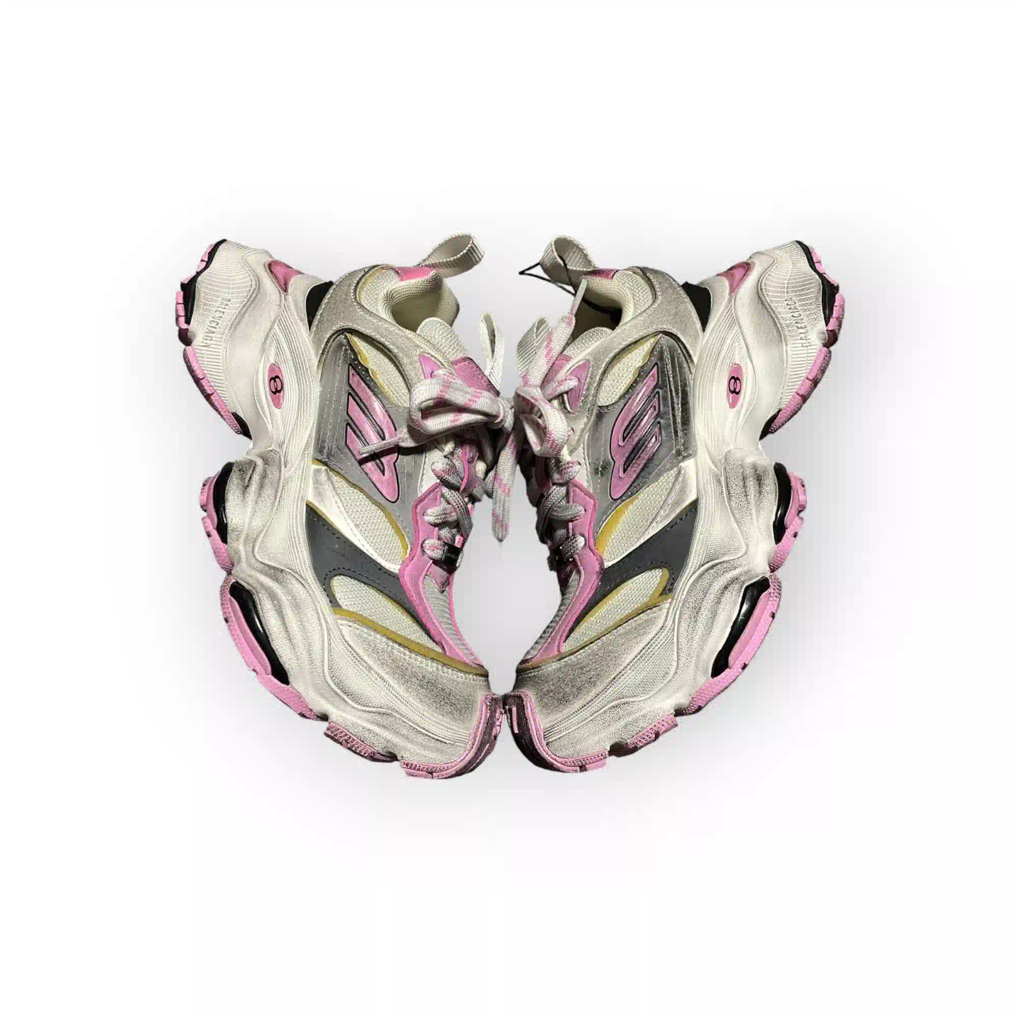 Balenciaga Cargo Sneaker In Grey White Pink、mysite、Cacoeks