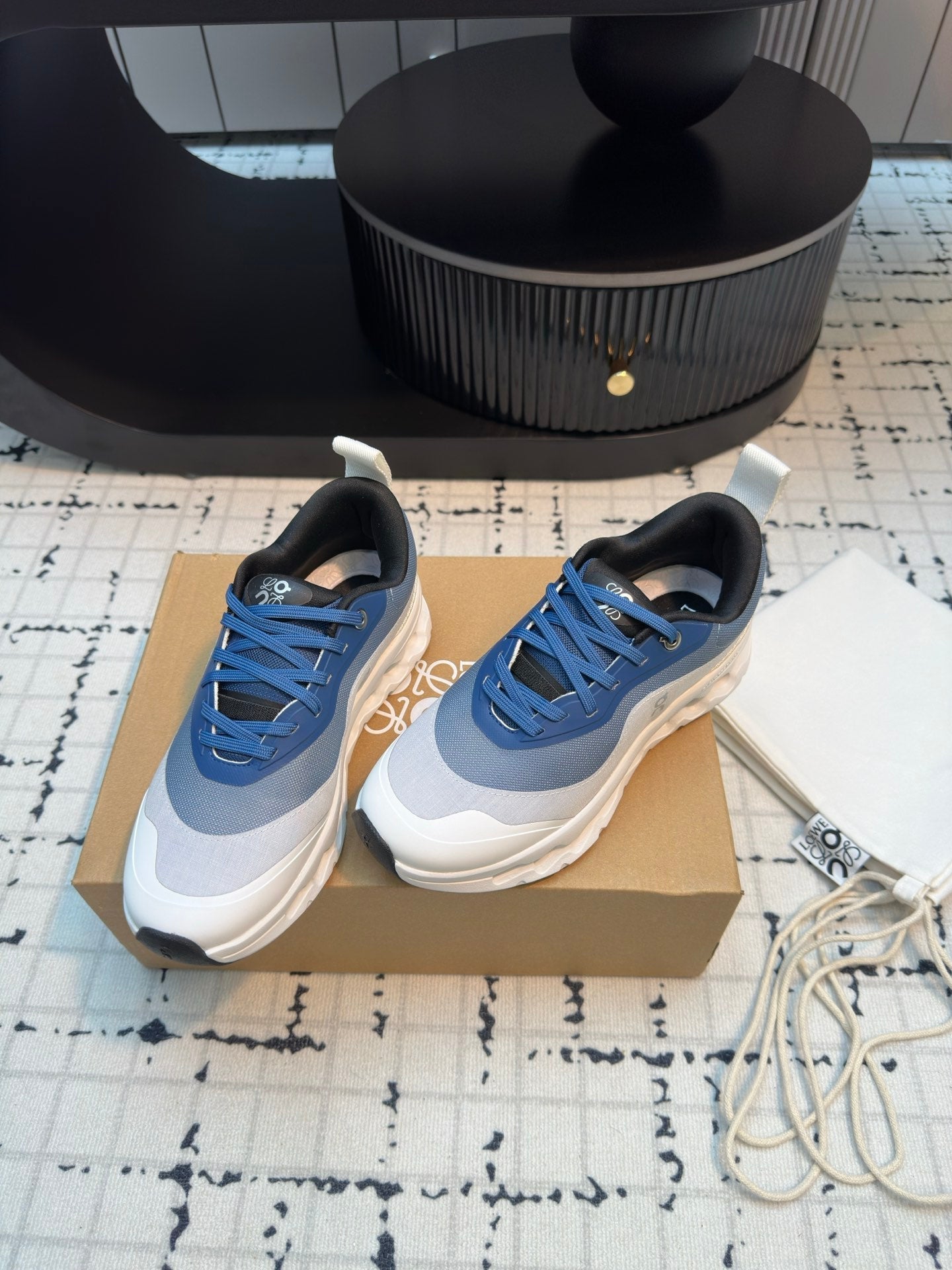 LW CLOUDTILT 2.0 SNEAKER WHITE AND BLUE POLYESTER、mysite、Cacoeks