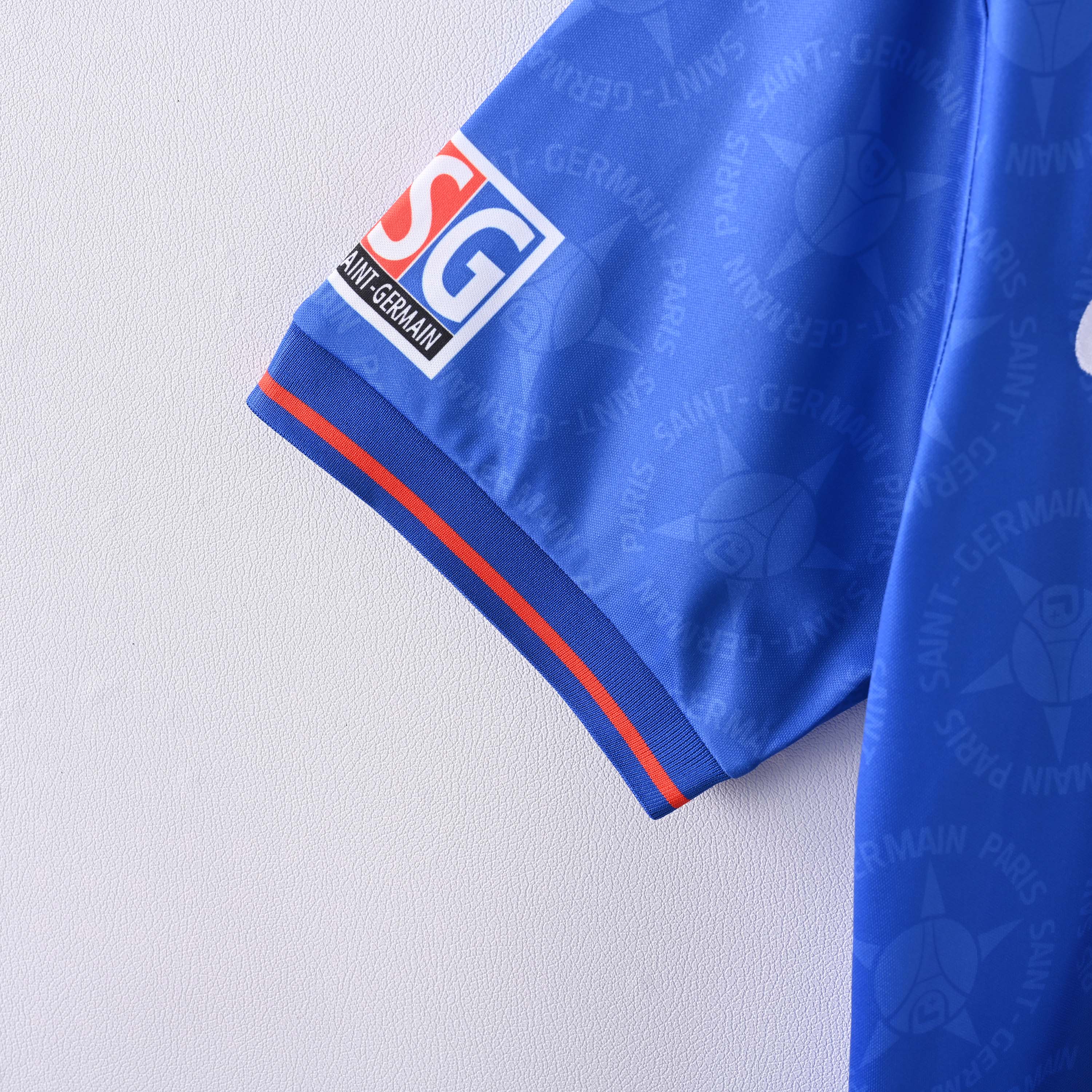 1995/1996 Retro Psg Paris Saint-Germain Home Football Shirt 1:1 Thai Quality:football jersey mysite: unitedjerseyfootball 邓江浪:football