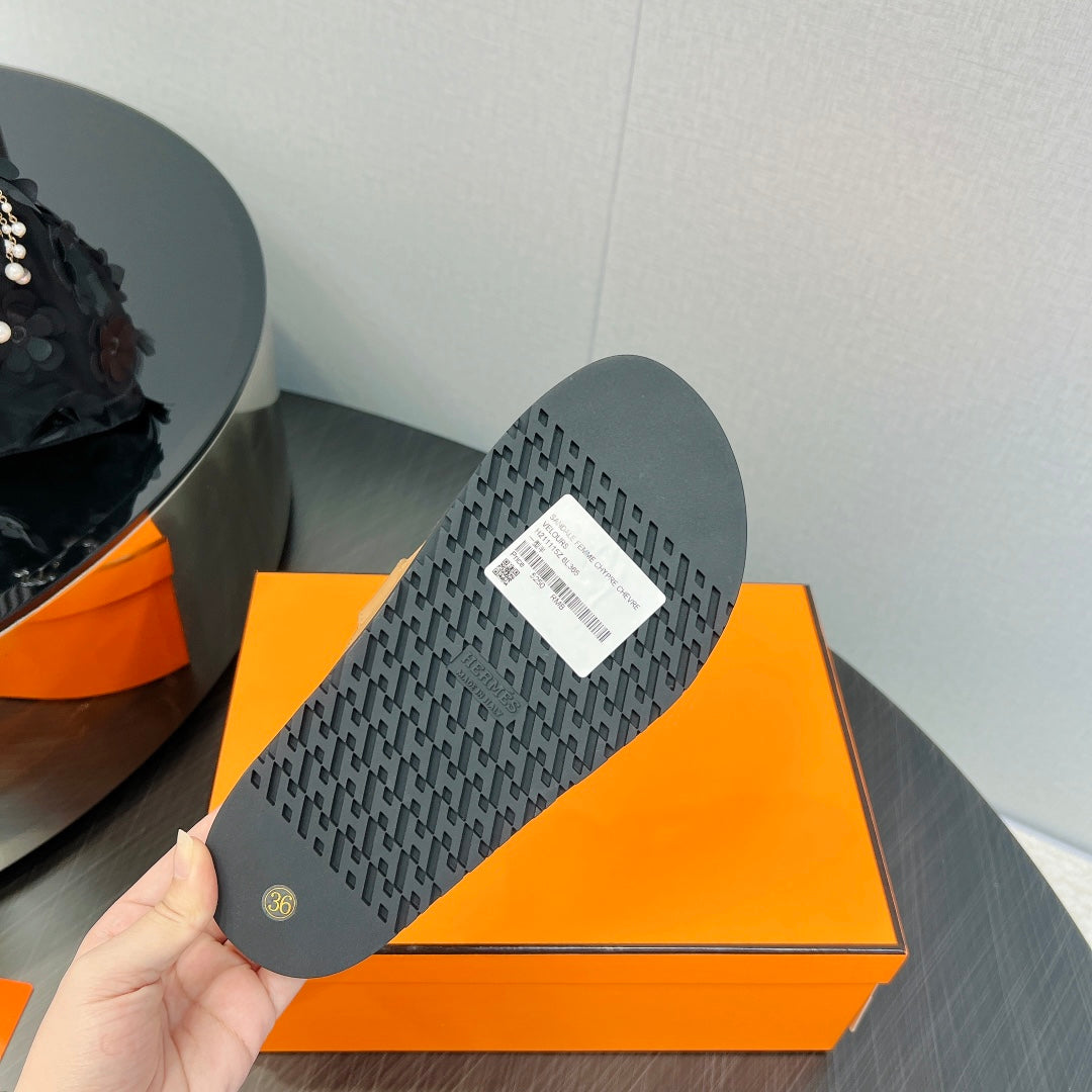 CHYPRE SANDAL LIGHT ORANGE CALFSKIN STYLIZED、mysite、Cacoeks