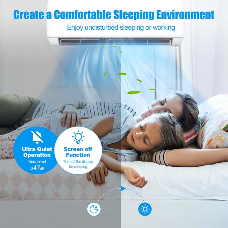 Eletriclife 18000BTU 220V Mini Split Air Conditioner and Ductless Heater 19 SEER2