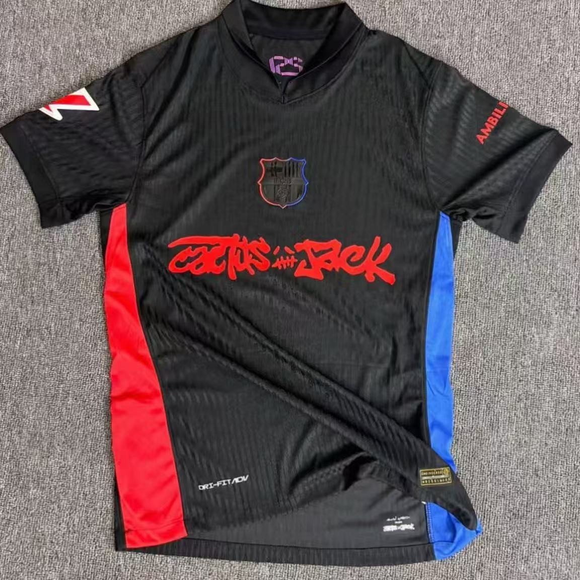 24/25 Barcelona Travis Scott 125th Anniversary Away Football Shirt-mysite Custom Football Kit- Nextkits