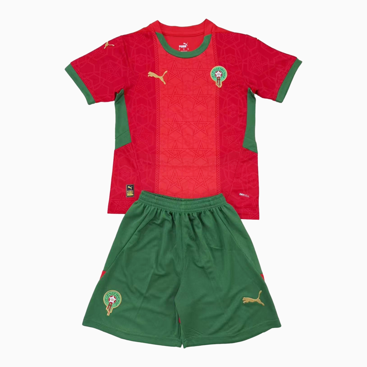 UltraTrikot-Morocco 24-25 Home Men's Adult Jersey Set - Fans Version