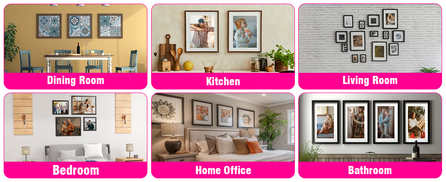 The picture hanging tool kit can be widely used in home, office, art gallery and other place.