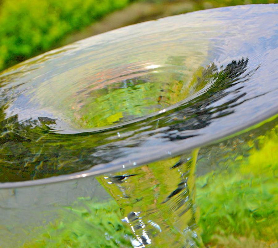 Endless Vortex Water Fountain Yard or Garden Water Feature