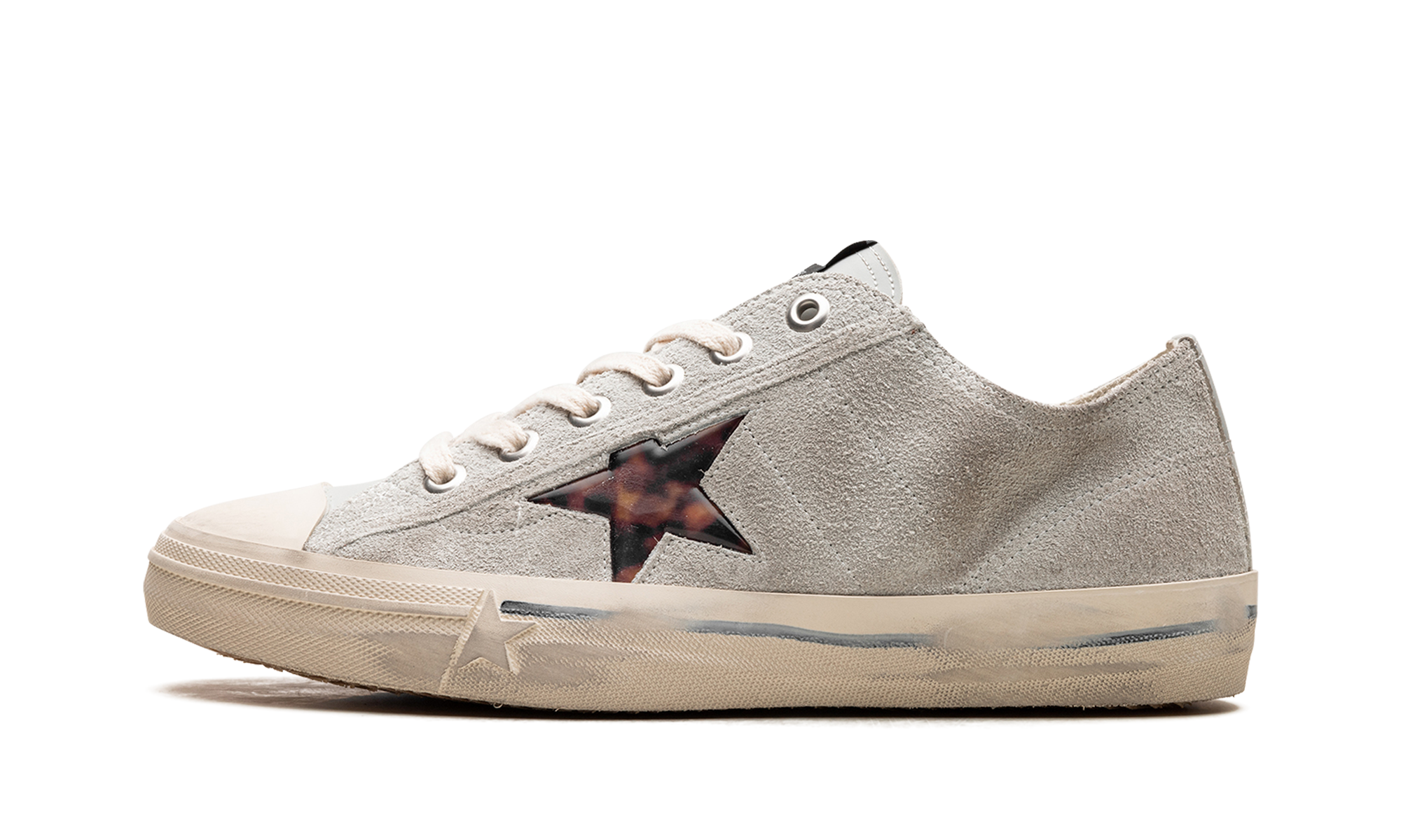 V-STAR 2 SUEDE UPPER RUBBER TOE LEOPARD 3D STAR MATT LEATHER LIST "ICE BROWN BLACK LEO"、mysite、Cacoeks