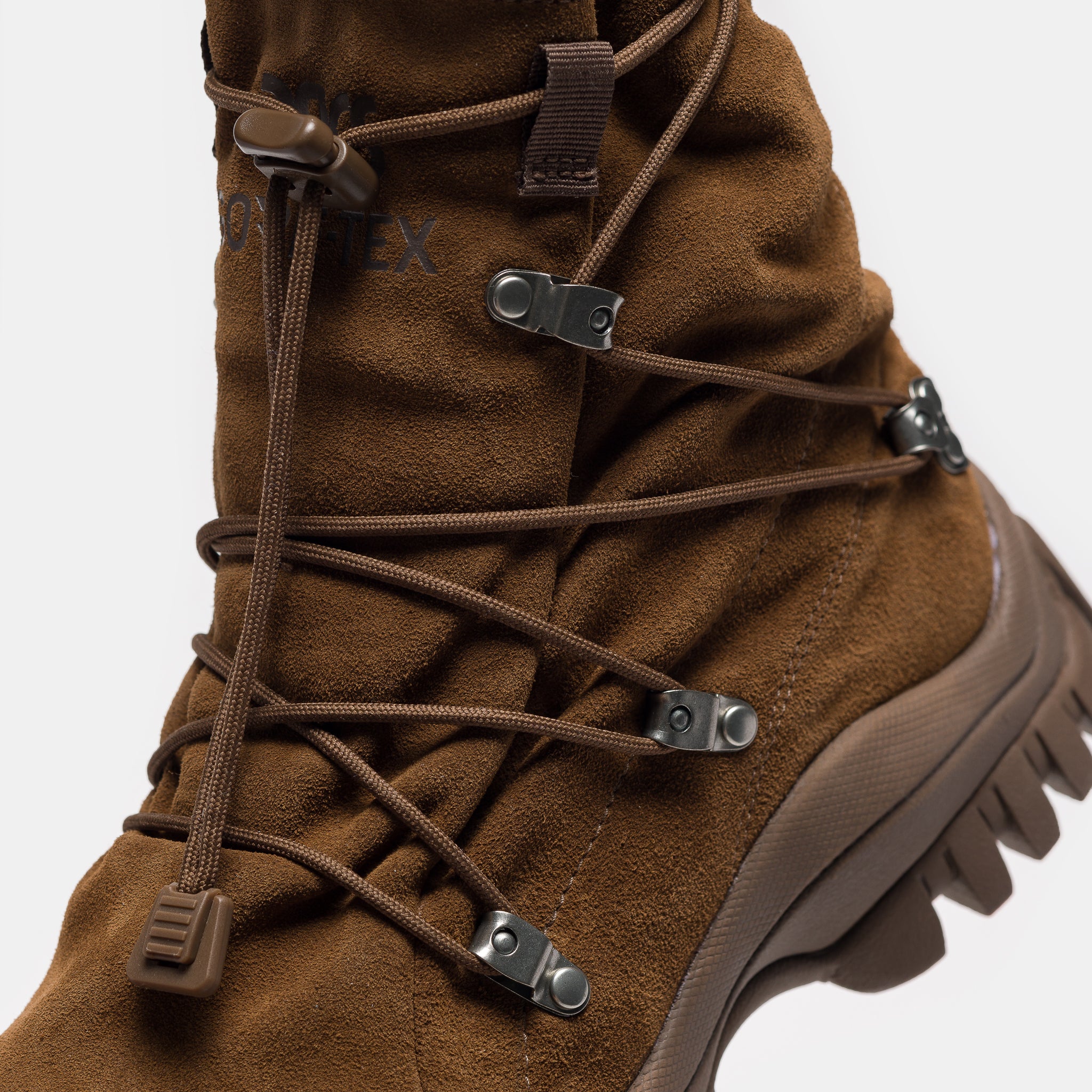 Nonnative Gel Yetitokyo Hi GTX Sneaker Boot in Brown Storm