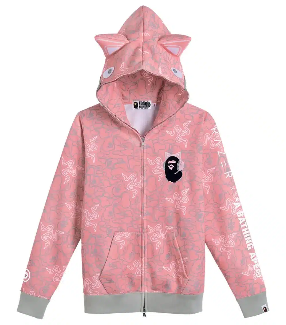 BAPE Shark Camo x Razer Neon Hoodie、mysite、Cacoeks