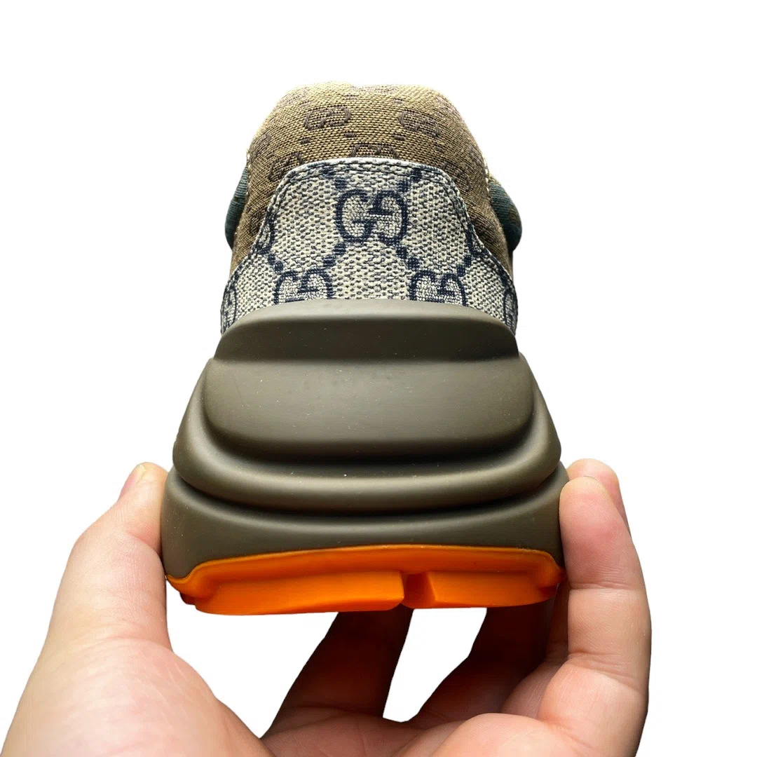 Gucci GG Rhyton Sneaker Beige Brown、mysite、Cacoeks