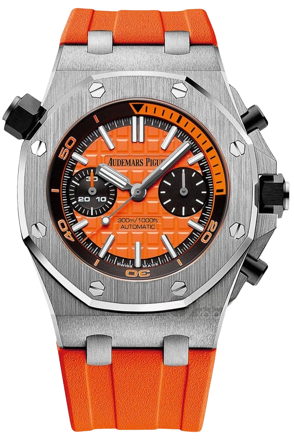 Audemars Piguet Royal Oak Offshore Diver Ref. 26703ST.OO.A070CA.01 Super Clone Watch – Orange Dial Fake Replica