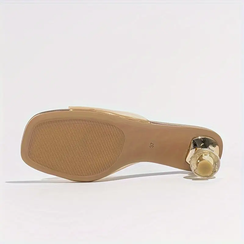 Women s Bowknot High Heels, Fashion Solid Color Square Open Toe Sandals, Stylish Party Dress Shoes details 17